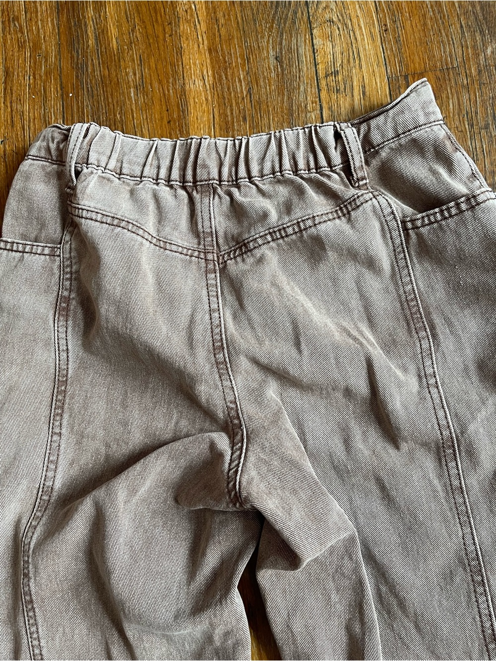 SHEIN Light Brown High-Waist Casual Pants - Picture 6 of 10